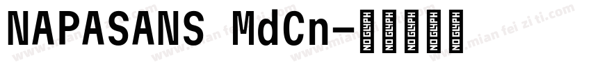 NAPASANS MdCn字体转换